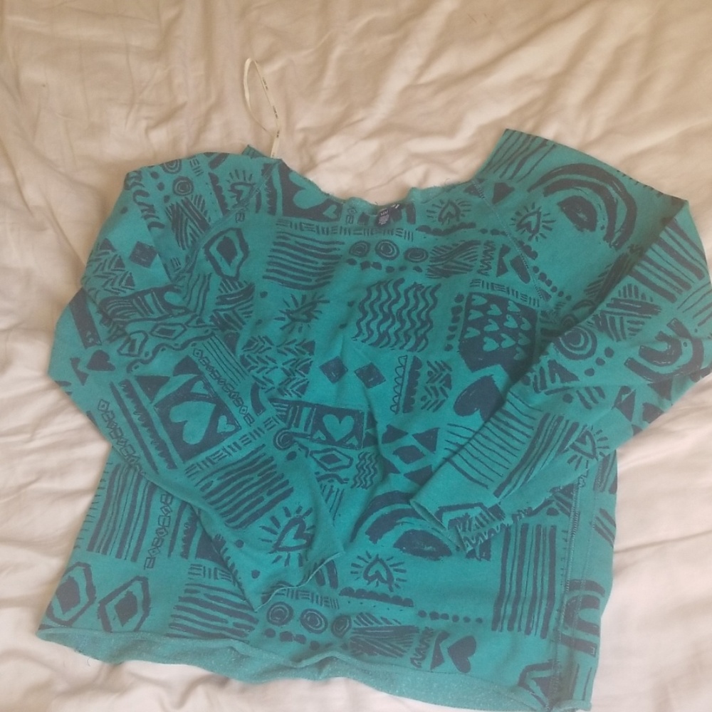 Cute crop top sweater